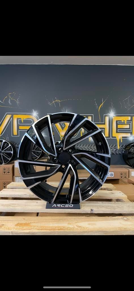 5x112 18 " NEW! VW ADALEIDA look Sportvelgen Golf GTI CADDY, Auto-onderdelen, Banden en Velgen, 18 inch, Velg(en), W, R
