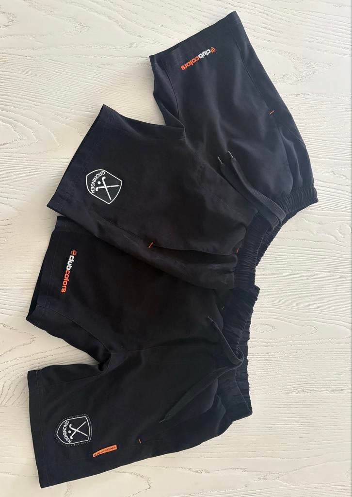 2x HC Groningen Club Colors Hockey Short - Maat 128, Ophalen of Verzenden, Zo goed als nieuw, Overige typen