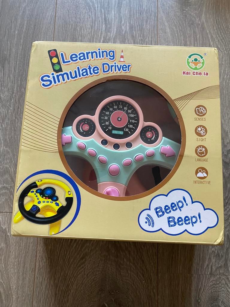 Learning simulate driver met geluid, Ophalen, Nieuw, Ontdekken, Met licht