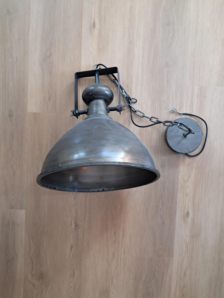 Industriële hanglamp, Huis en Inrichting, Lampen | Hanglampen, Ophalen of Verzenden, Zo goed als nieuw, Minder dan 50 cm