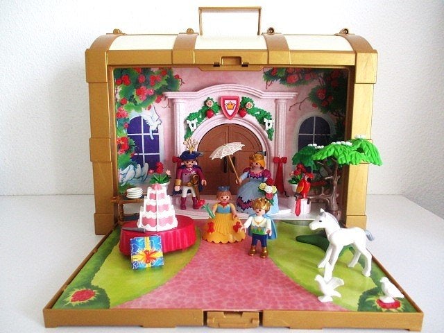 playmobil prinsessen koffer 4249, Kinderen en Baby's, Speelgoed | Playmobil, Gebruikt, Complete set, Overige typen, Ophalen of Verzenden