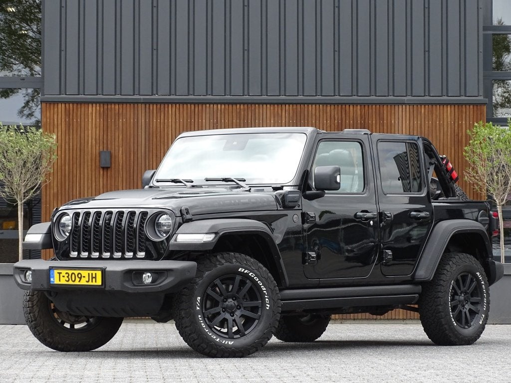 Jeep Wrangler Unlimited Hybrid 380PK 4xe / Rubicon / LED, Auto's, Jeep, Automaat, Euro 6, 4 cilinders, Cabriolet