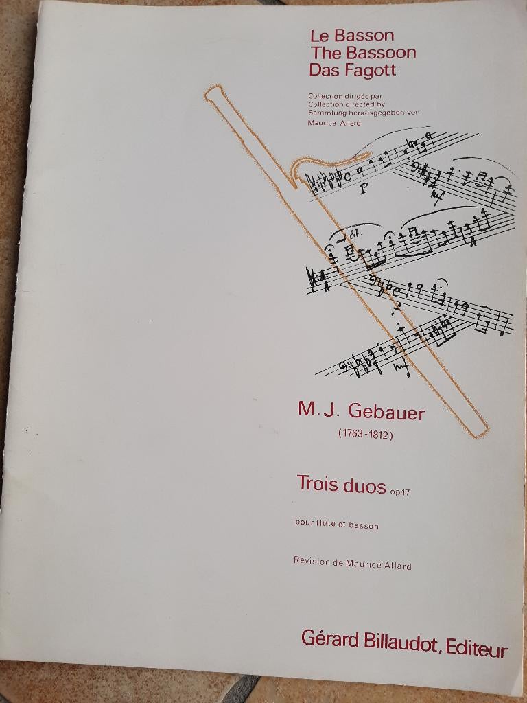 Bladmuziek duetten dwarsfluit blokfluit viool fagot 11 stuks, Klassiek, Overige soorten, Ophalen of Verzenden, Zo goed als nieuw