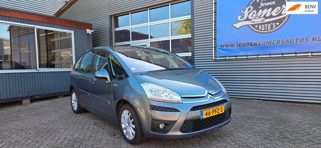 Citroen C4 Picasso 1.6 VTi Business 5p. Panoramadak, Stof, Gebruikt, Zwart, 4 cilinders
