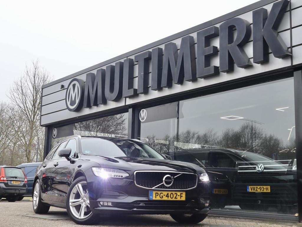 Volvo V90 2.0 D4 Momentum Automaat, Leder, Trekhaak, Auto's, Volvo, 1969 cc, 1634 kg, Zwart, Diesel