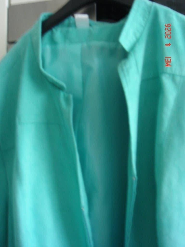 Nazomerjasje, turkooise , gevoerd,  mt 64,, Kleding | Dames, Grote Maten, Ophalen of Verzenden, Zo goed als nieuw, Overige kleuren