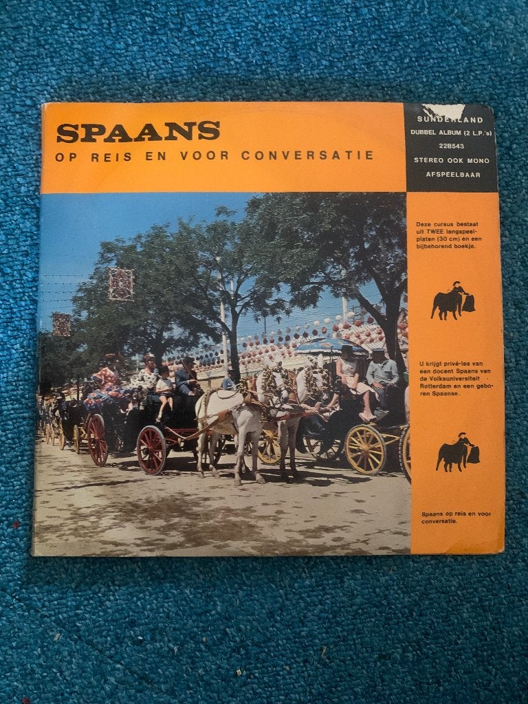 Vintage LP Spaans Op Reis En Voor Conversatie - Dubbel LP, Boeken, Ophalen of Verzenden, Zo goed als nieuw