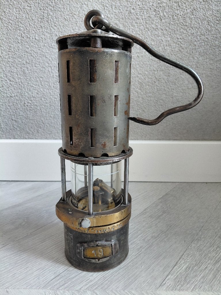 mijnlamp (13), Antiek en Kunst, Ophalen of Verzenden