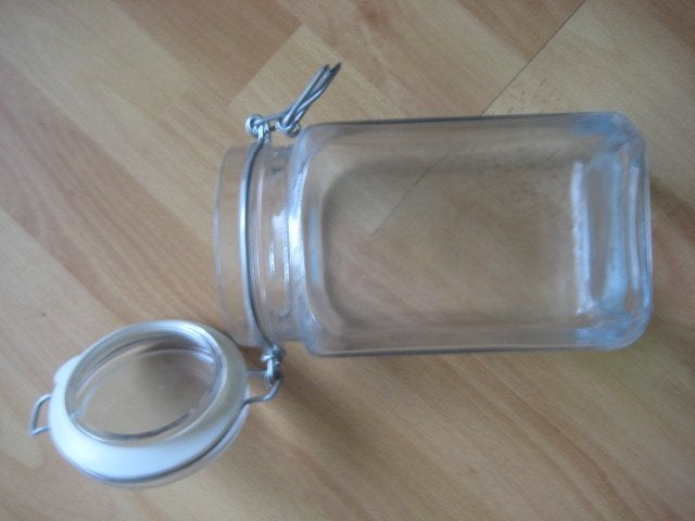 Weckpot Voorraadpot Stortglad Beugel pot, Ophalen of Verzenden, Overige materialen, Pot, Bus of Blik