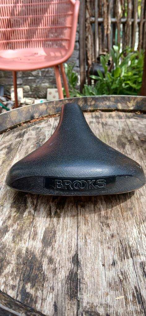 Vintage brooks plastic vinyl zadel jaren 70 80 bmx, Fietsen en Brommers, Ophalen of Verzenden, Zadel