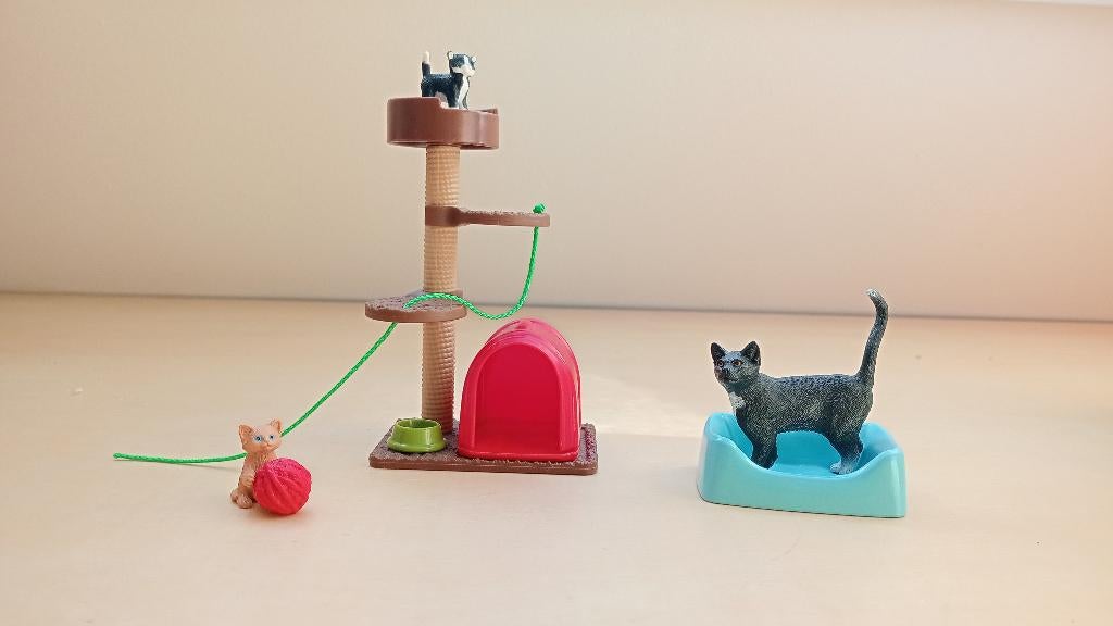 Kattenkrabpaal Schleich, Ophalen of Verzenden, Zo goed als nieuw
