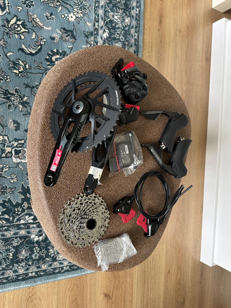 SRAM Rival e1 groepset nieuw 48/35 10/36 165, Fietsen en Brommers, Fietsonderdelen, Nieuw, Ophalen of Verzenden, Derailleur of Ketting