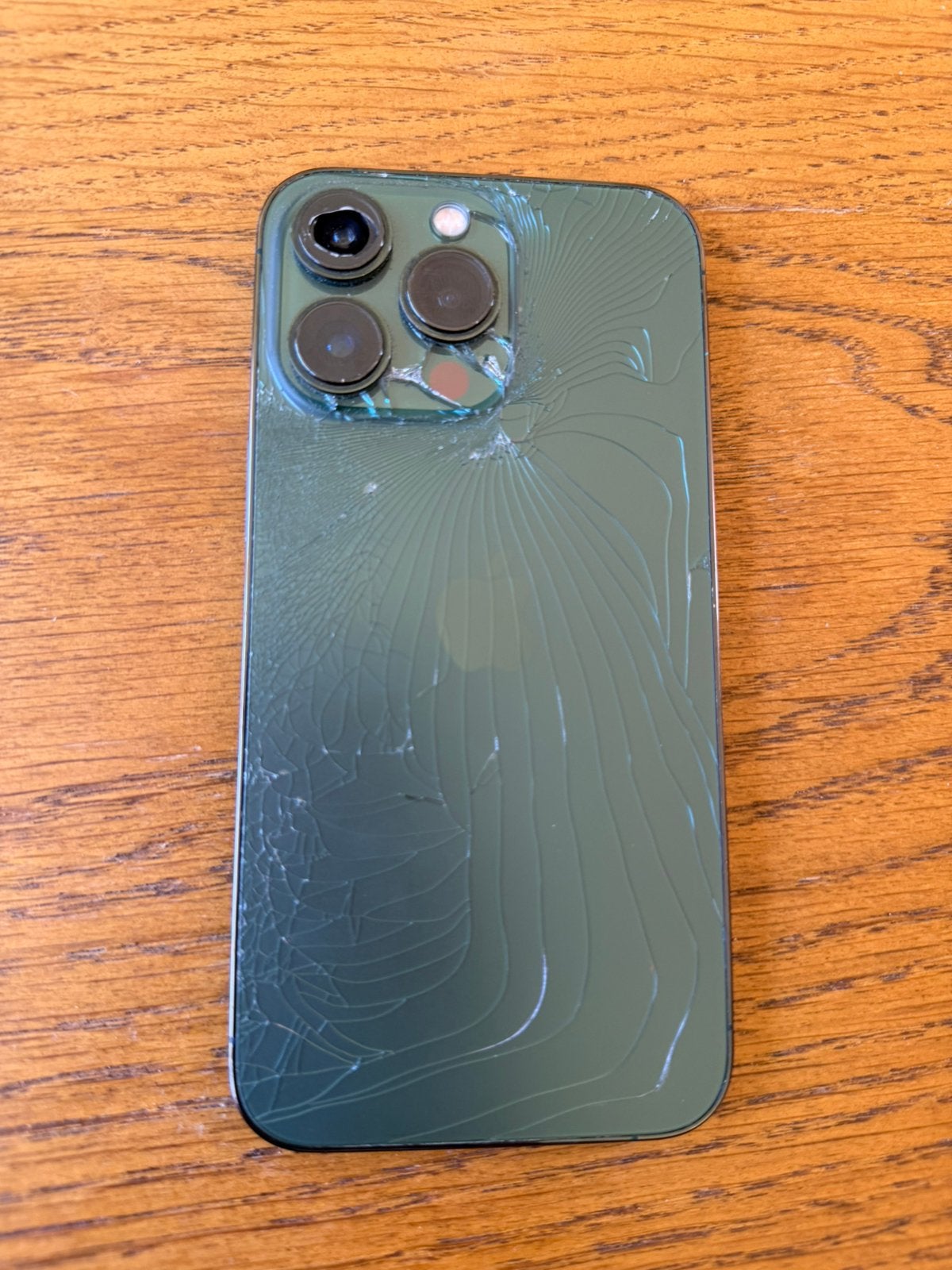 IPhone 13 pro 256 achterkant beschadigd met Otterbox, Gebruikt, IPhone 13 Pro, Frontje of Cover, Ophalen of Verzenden