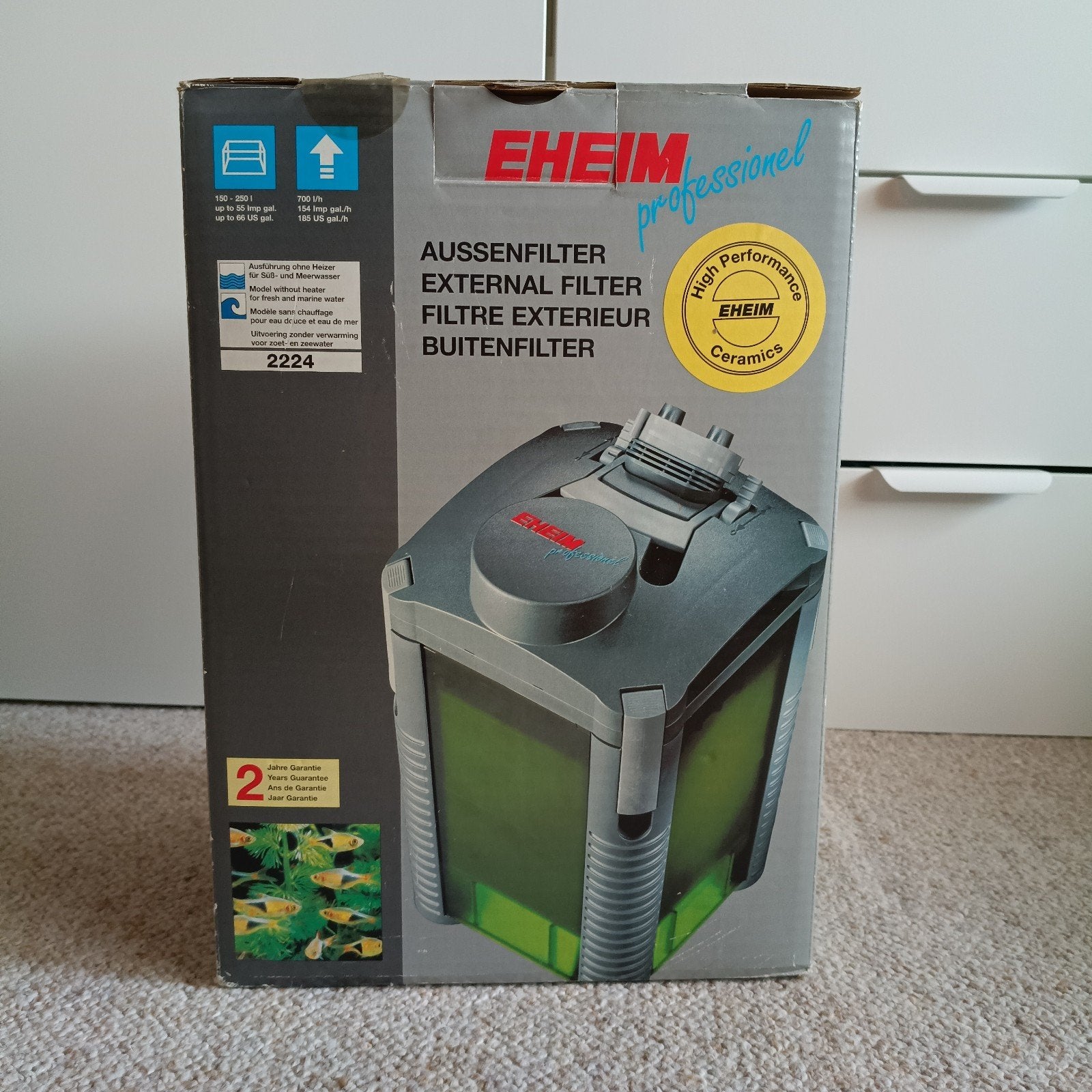 Eheim Professional (2224) aquarium buitenfilter, Ophalen of Verzenden