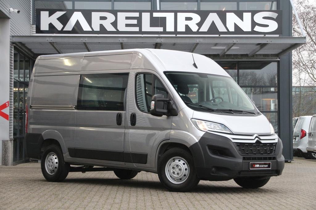 Citroën Jumper 2.2 BlueHDi 140 | DC | L2H2 | 3t trekgewicht, Auto's, Voorwielaandrijving, Gebruikt, 4 cilinders, Citroën