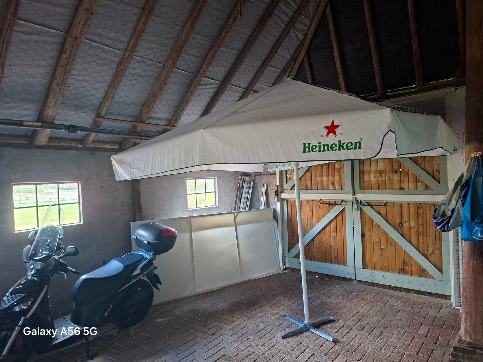 Heineken parasol - Grote vierkante parasol, Ophalen of Verzenden, Nieuw