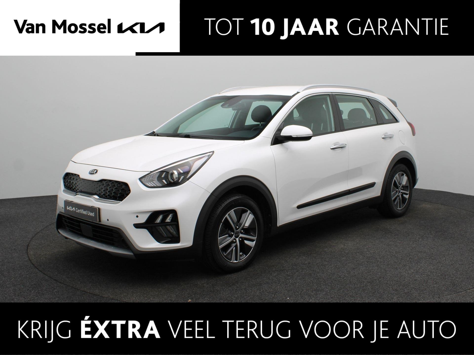 Kia Niro 1.6 GDi Hybrid DynamicLine | Camera | Navigatie | C, Auto's, Kia, 12 maanden, Gebruikt, Euro 6, Leder en Stof
