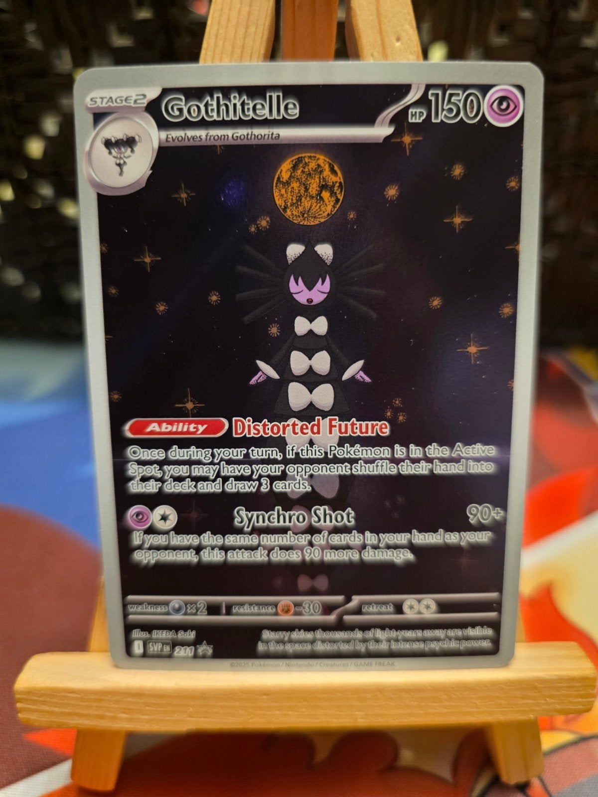 Pokemon Promo gothitelle 211, Ophalen of Verzenden, Zo goed als nieuw, Losse kaart, Foil