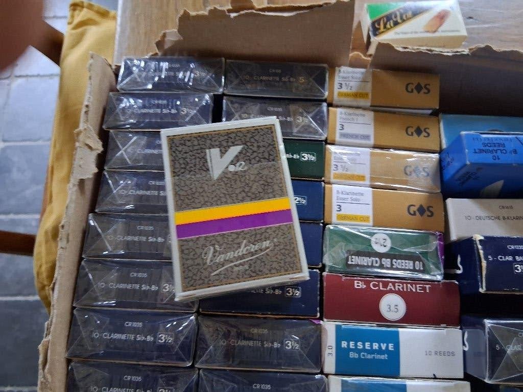 Klarinet rieten Vandoren, Rico, DÁddario, GS, Ophalen of Verzenden, Nieuw, Hout, Bes-klarinet