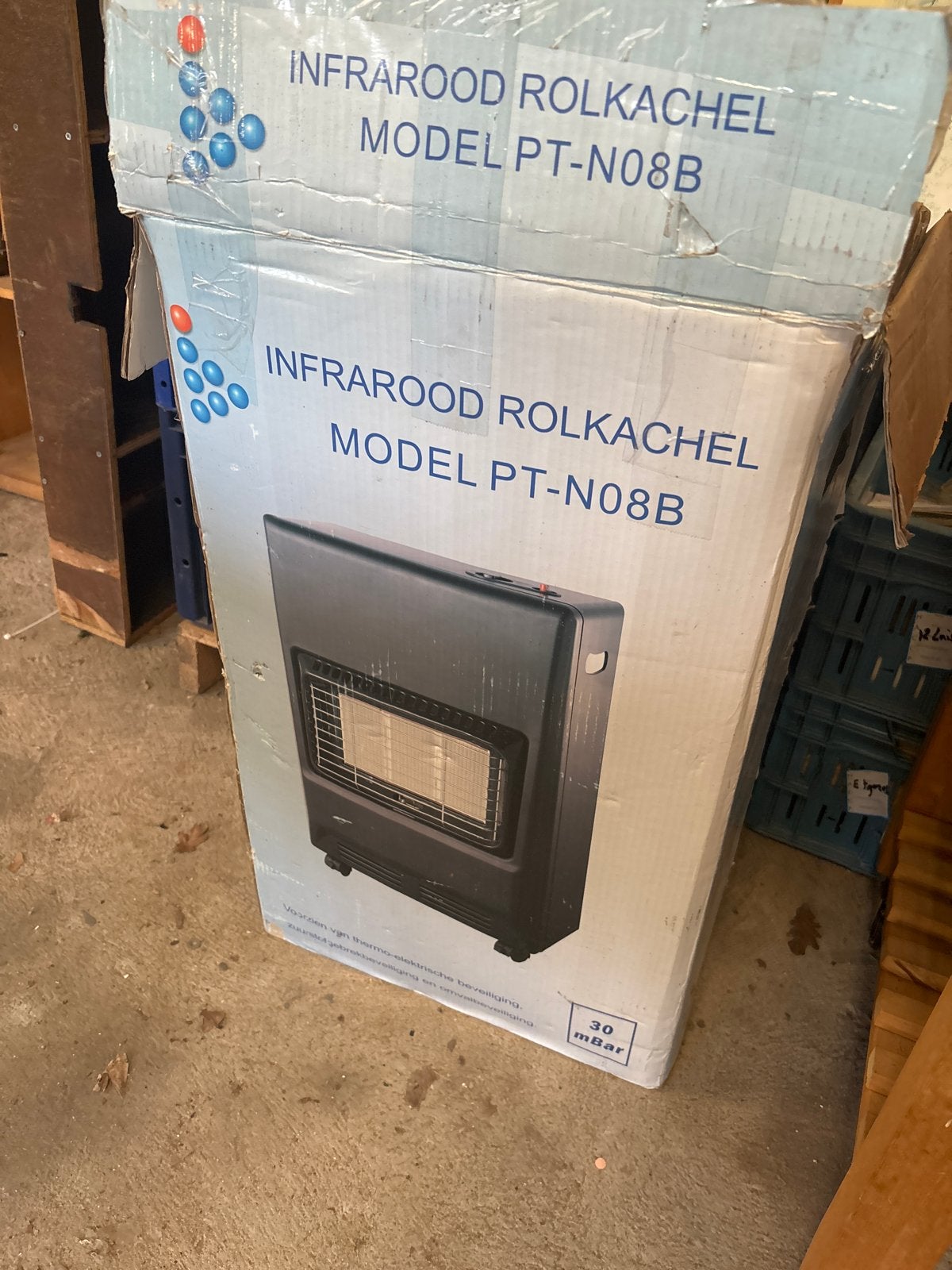 Infrarood Rolkachel Model PT-N08B - Nieuw in Doos, Ophalen, Gebruikt, Gas, Vrijstaand