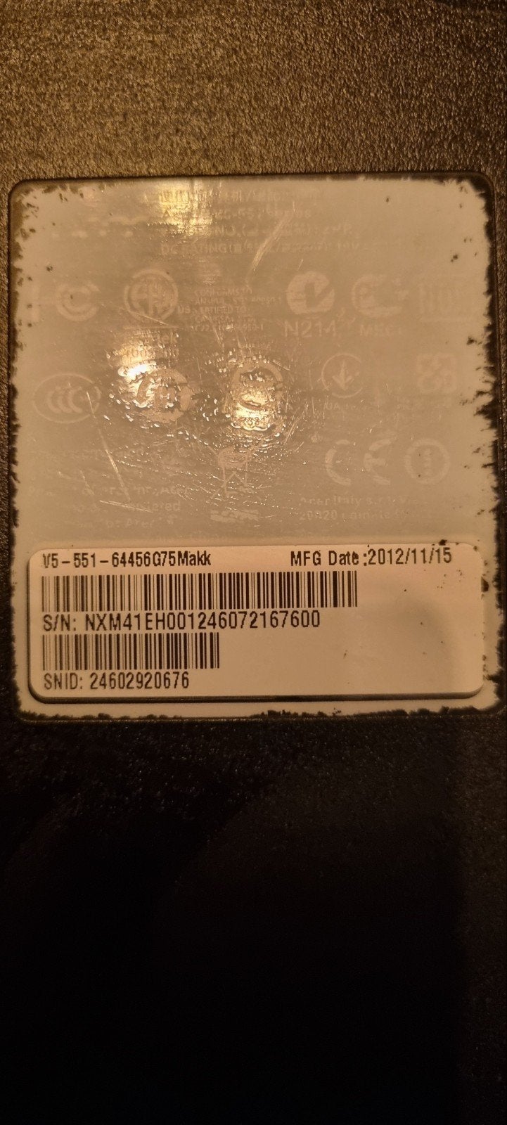 Acer Aspire V5-551 Laptop - AMD A6, 4GB RAM,, AMD A6-4455M, HDD, Minder dan 2 Ghz, Ophalen of Verzenden