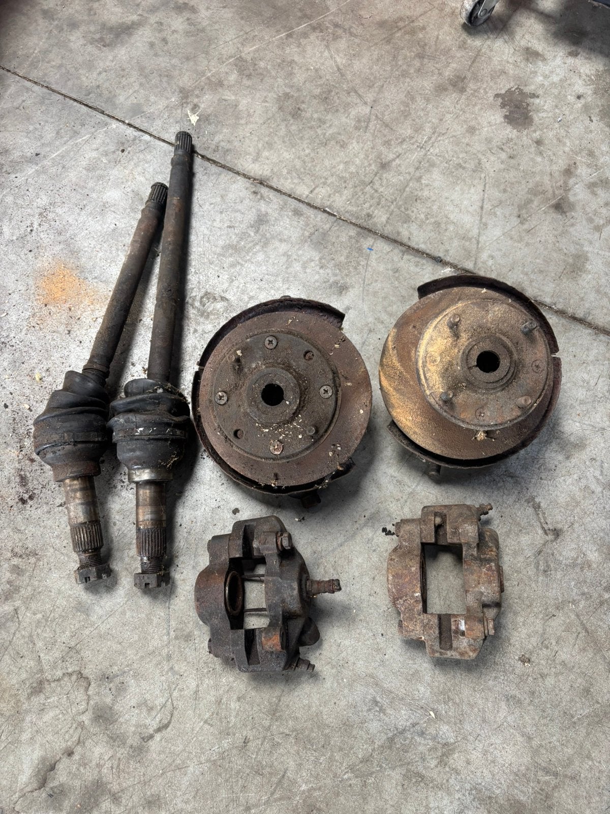 Schijfremmen set voor de classic mini 7.5 inch voor revisie, Ophalen, Gebruikt, Mini