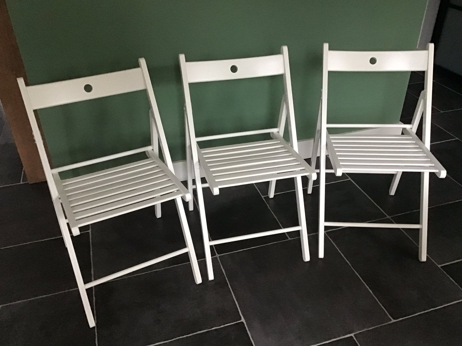 Ikea klapstoel (nog maar 2 stuks), Ophalen, Drie, Wit, Nieuw