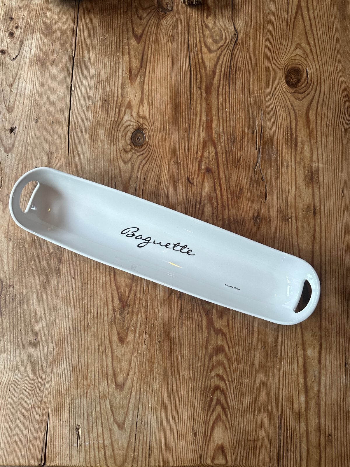 Rivièra Maison Stokbrood Schaal - Baguette Serveerschaal, Overige typen, Ophalen of Verzenden, Zo goed als nieuw, Steen/keramiek