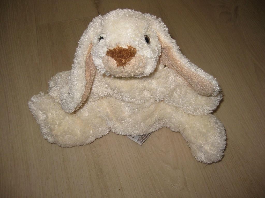 Anna Club plush konijn, Kinderen en Baby's, Konijn, Ophalen of Verzenden, Zo goed als nieuw, Beige