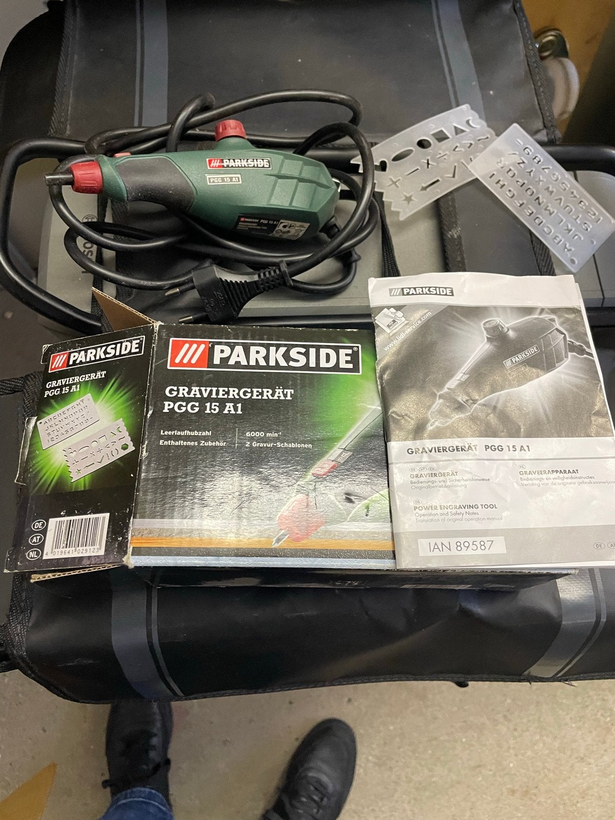 Parkside Graveerapparaat PGG 15 A1 - Zo goed als nieuw, Ophalen, Zo goed als nieuw, Overige typen, Parkside