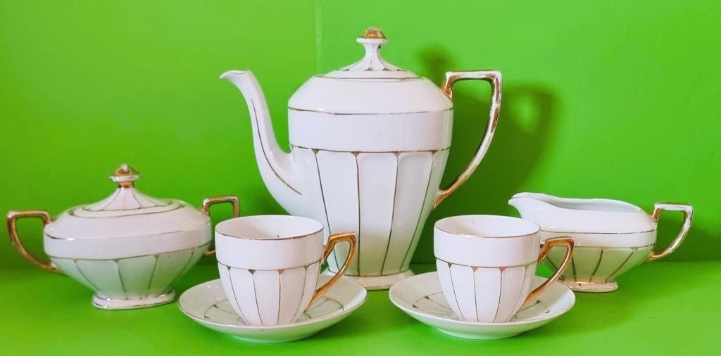 Thee servies - 2 persoons., Ophalen of Verzenden, Zo goed als nieuw, Overige stijlen, Porselein