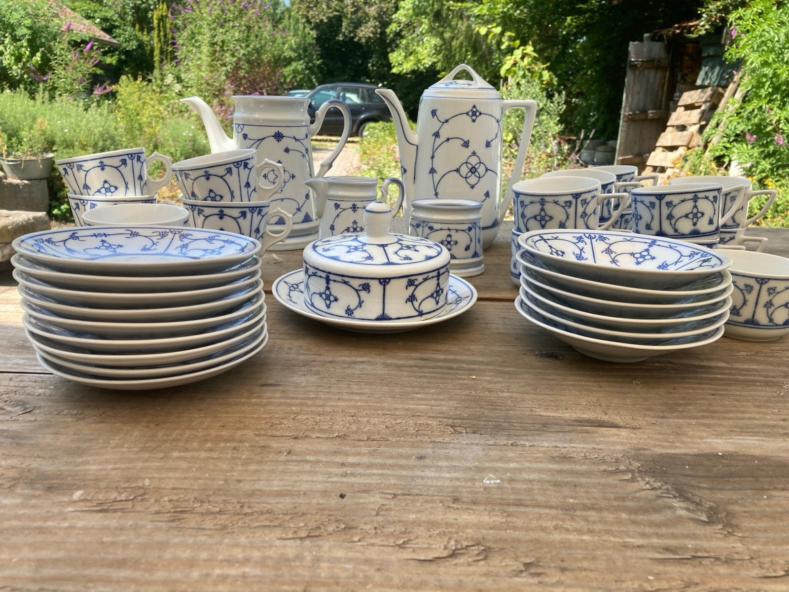 Blau Saks porseleinen servies - diversen, Ophalen, Overige merken, Overige typen, Vintage