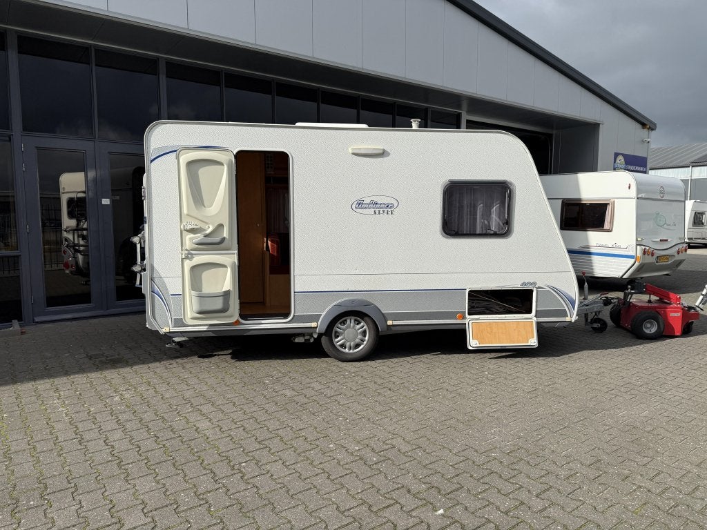 Caravelair Ambiance Style 400 CP Bed + Zit WC 840kg Mover, Schokbreker, Bedrijf, Treinzit, 4 tot 5 meter