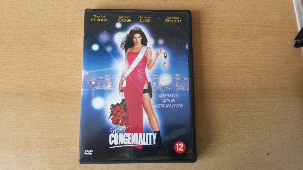 Miss Congeniality 1 met Sandra Bullock, Michael Caine, etc., Vanaf 12 jaar, Ophalen of Verzenden, Gebruikt, Actiekomedie