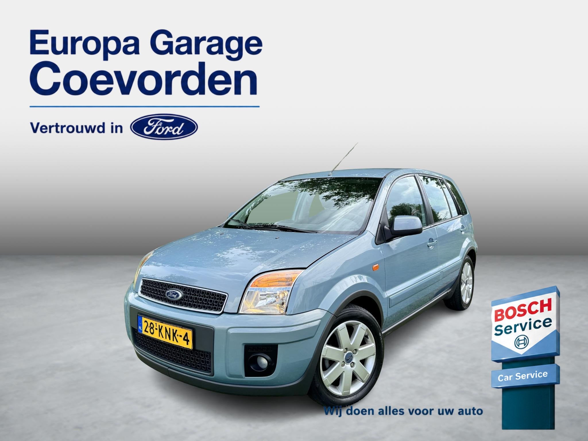 Ford Fusion 1.4-16V Futura | TREKHAAK | AIRCO | DEALER ONDER, Voorwielaandrijving, Gebruikt, 49 €/maand, Origineel Nederlands