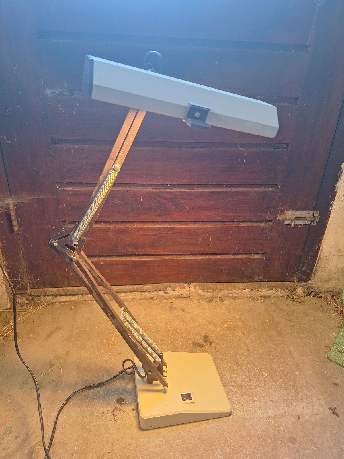 Vintage Philips bureaulamp - 75 cm hoog - in prima staat, Ophalen of Verzenden