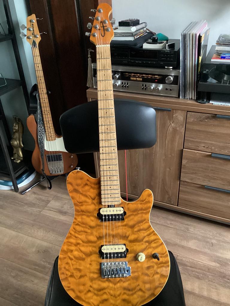Olp Axis, Muziek en Instrumenten, Ophalen of Verzenden, Gebruikt, Solid body, Overige merken