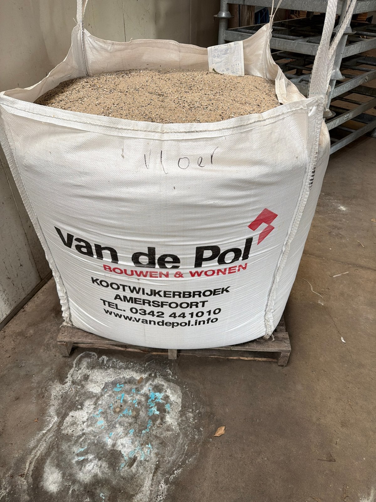 1 kuub vloerenzand in big bag - ongebruikt, Ophalen, Nieuw, Overige typen