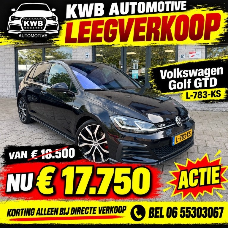 Volkswagen Golf 2.0 TDI GTD | Leer | Panoramadak Dynaudio Fa