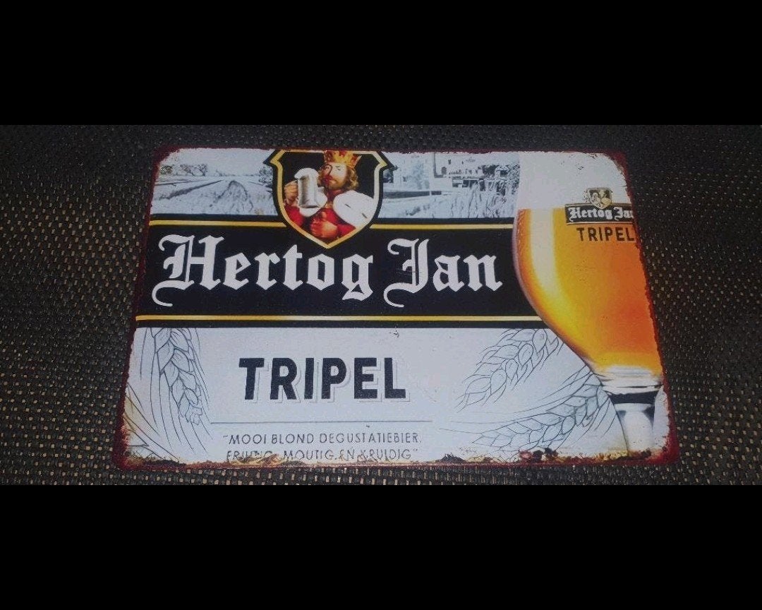 wandbord hertog Jan, Ophalen of Verzenden, Nieuw, Reclamebord, Plaat of Schild, Hertog Jan