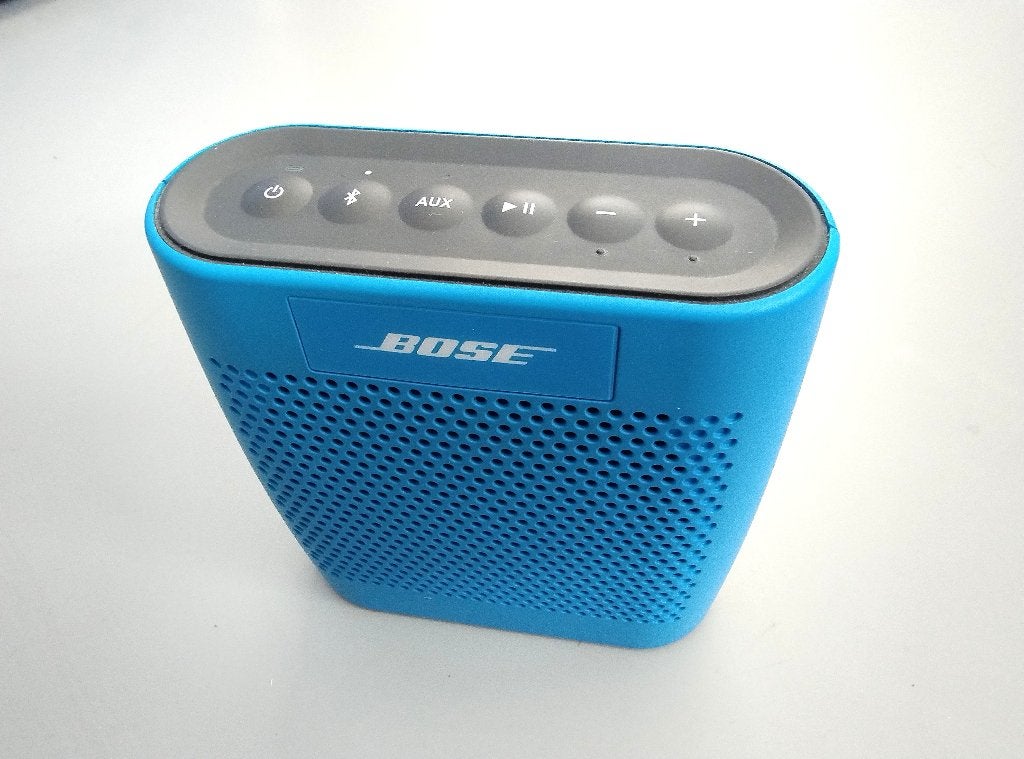 Bose Soundlink Color, Bluetooth speaker, blauw, Gebruikt, Overige typen, Ophalen of Verzenden, Bose