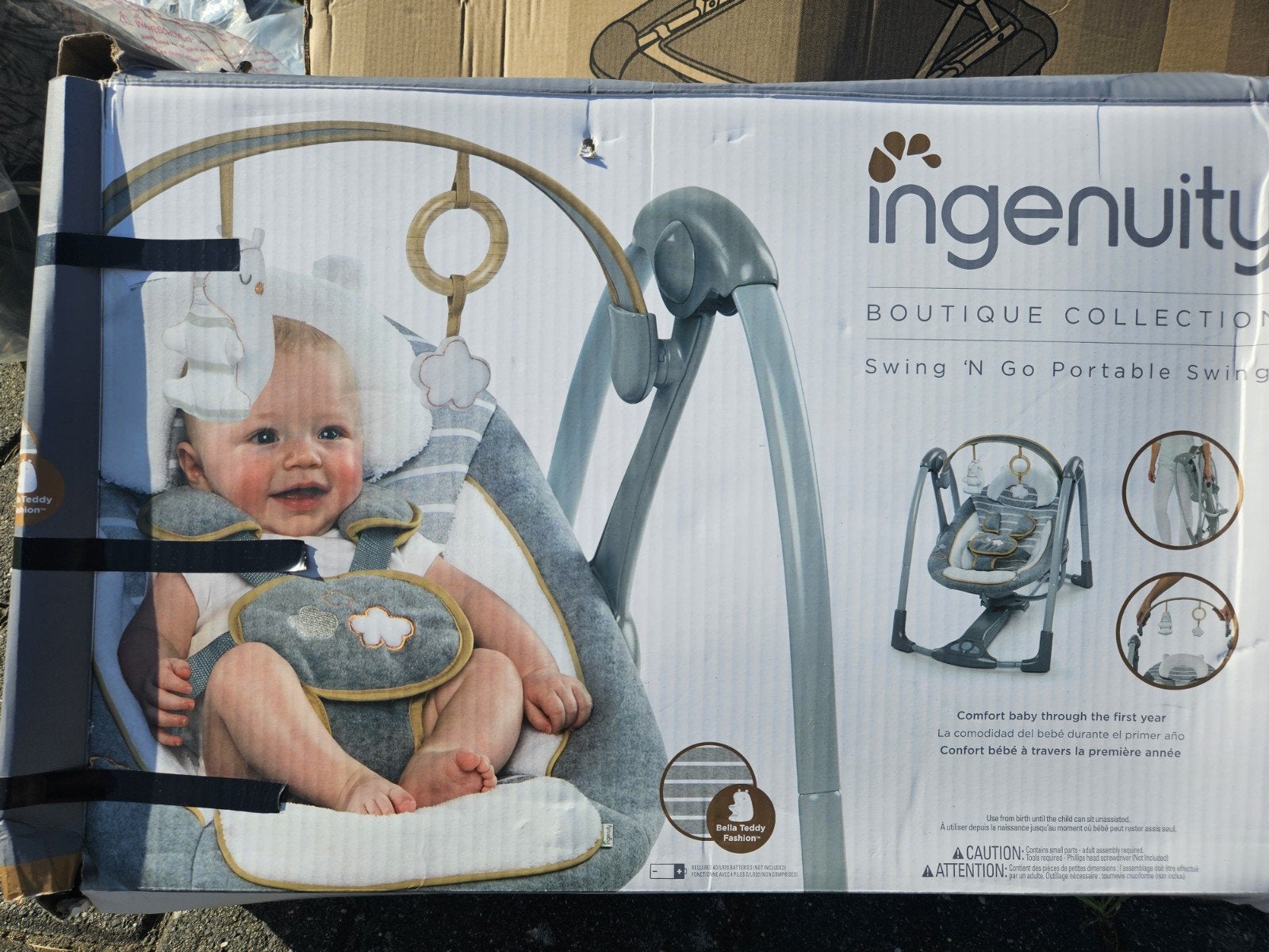 Ingenuity Swing 'N Go Portable Schommelstoel, Ophalen of Verzenden, Nieuw