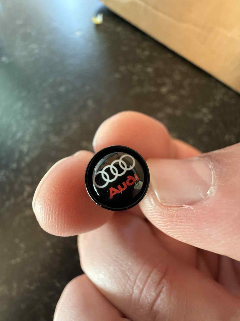4x Audi ventieldopjes, Auto diversen, Auto-accessoires, Verzenden, Nieuw
