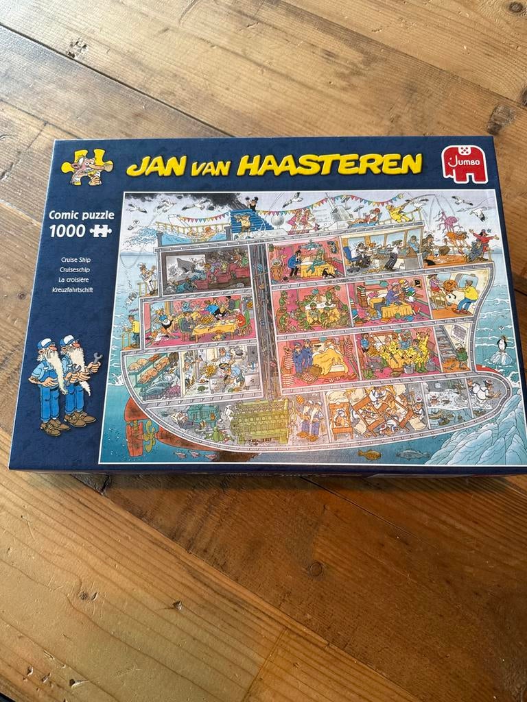 Jan van Haasteren Cruise Ship Puzzel 1000 stukjes, Ophalen of Verzenden, 500 t/m 1500 stukjes, Gebruikt, Legpuzzel