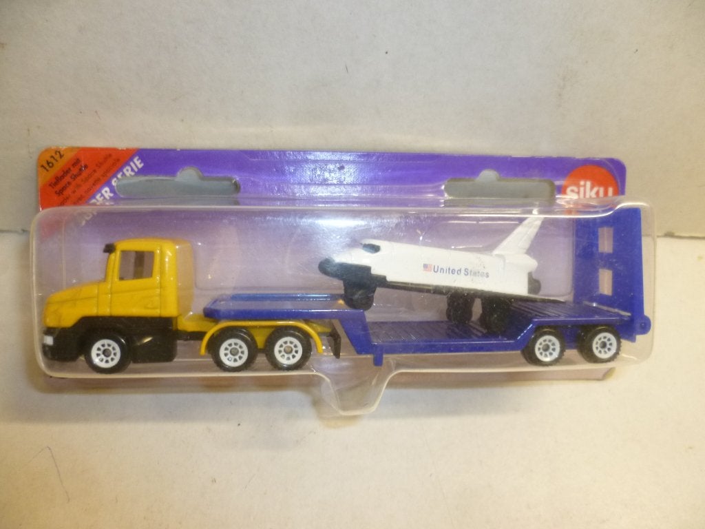 Siku 1612 Dieplader met Space Shuttle nieuw in blister auto, Ophalen of Verzenden, Nieuw, Bus of Vrachtwagen