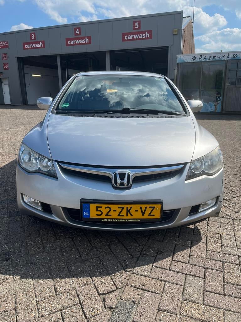 Honda Civic 1.3 Vtec Hybrid 4DR C-tr. 2008 Grijs, Auto's, Origineel Nederlands, 22 km/l, Sedan, 1339 cc
