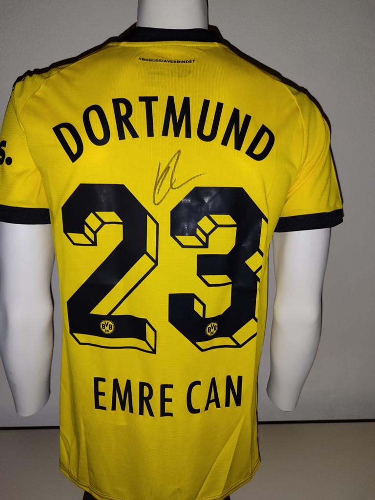 Borussia Dortmund shirt met handtekening van Emre Can + COA, Ophalen of Verzenden, Nieuw, Buitenlandse clubs, Shirt