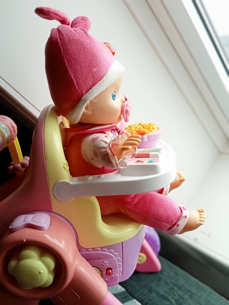 Vtech poppenwagen, Kinderen en Baby's, Speelgoed | Vtech, Ophalen of Verzenden, Zo goed als nieuw, 6 maanden tot 2 jaar