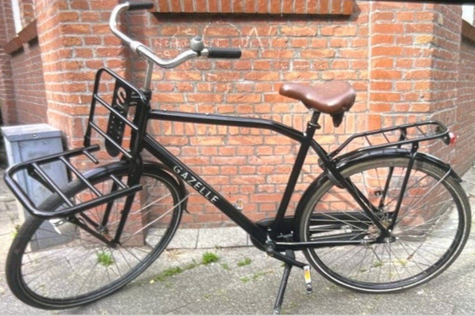 herenfiets 28 inch met terugtraprem ( FrameMaat 60 CM ), Ophalen, Terugtraprem, Gebruikt, 57 tot 61 cm