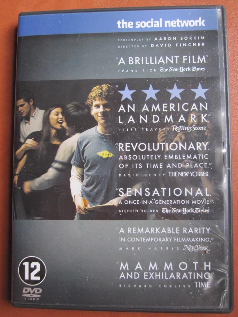 The Social Network (2010), Cd's en Dvd's, Dvd's | Drama, Zo goed als nieuw, Drama, Vanaf 12 jaar, Ophalen of Verzenden